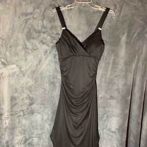Black Chiffon High-Low Dress by Scarlett S-10